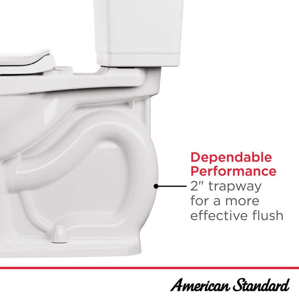American Standard Colony 1.28 Gallons GPF Elongated Comfort Height Floor Mounted Two-Piece Toilet (Seat Not Included)