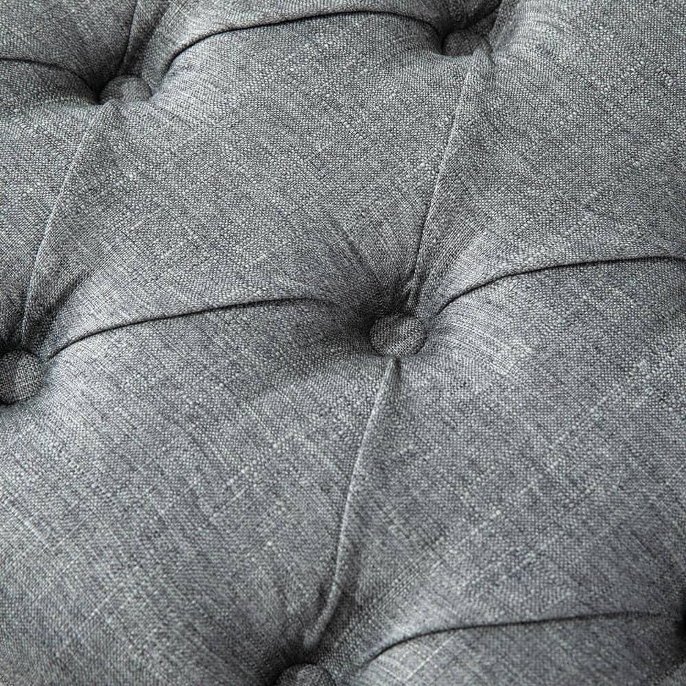 HomCom Upholstered & Tufted Bench, Grey