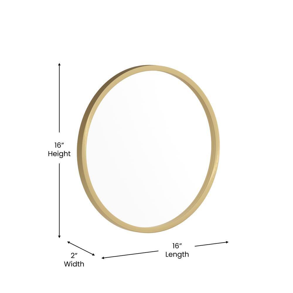 Taylor & Logan Metal Round Wall Mirror