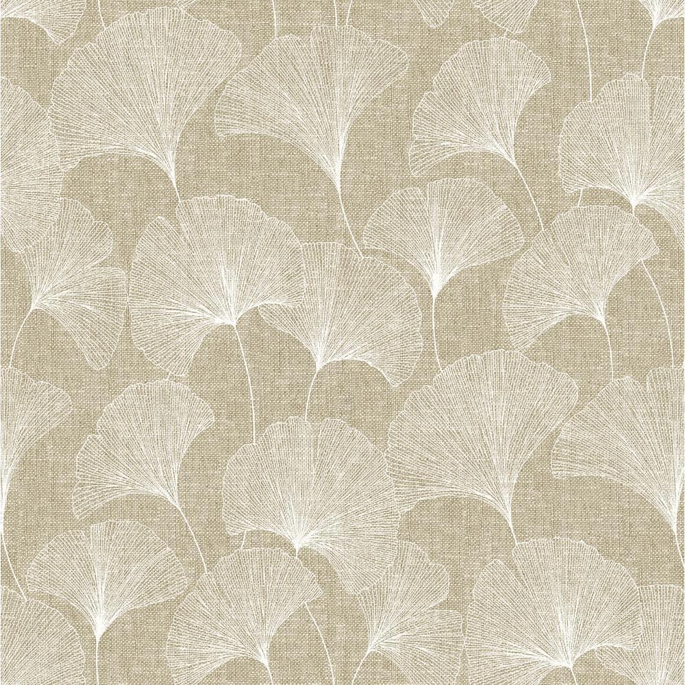 Surface Style - Peel and Stick Wallpaper, Botanical Wallpaper for Bedroom, Powder Room, Kitchen, Self Adhesive, Vinyl, 30.75 Sq Ft Coverage (Clover Lane Collection, Smoke)