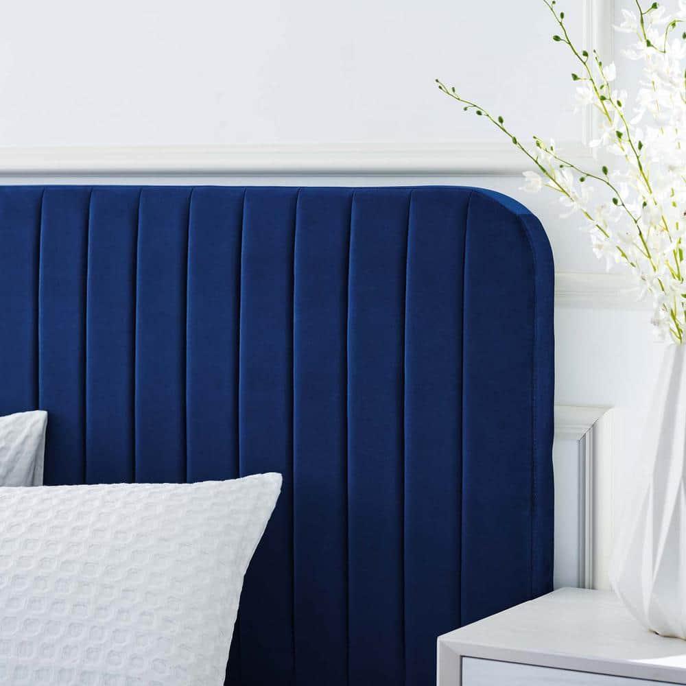 Modway Celine Channel Tufted Performance Velvet Twin Platform Bed