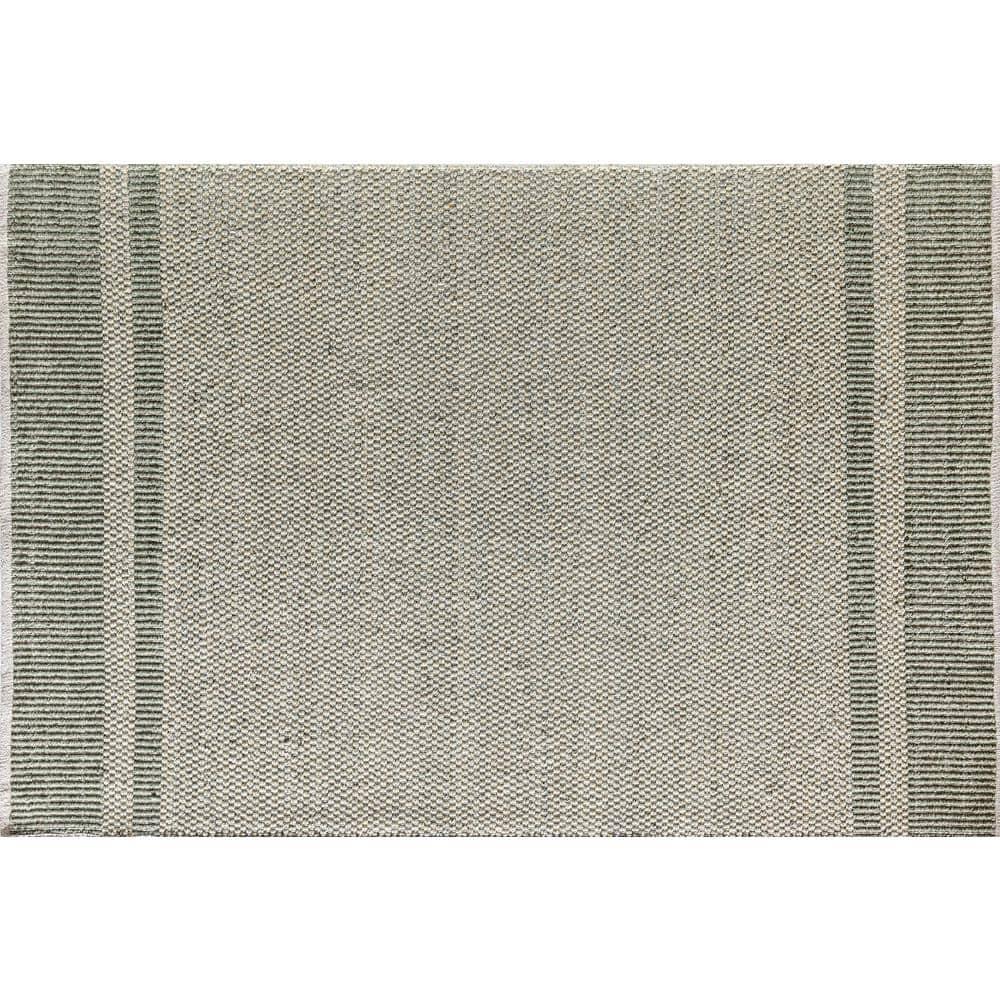 Rugs America Daphne DN10A Farmhouse Border Area Rug for Dining Room Rug Neutral Rug Living Room Rug Kitchen, 8'x10'