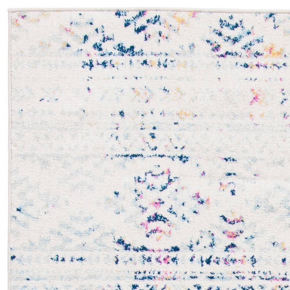 Tulum TUL272 Power Loomed Area Rug - Ivory/Blue - 6'x9' - Safavieh.