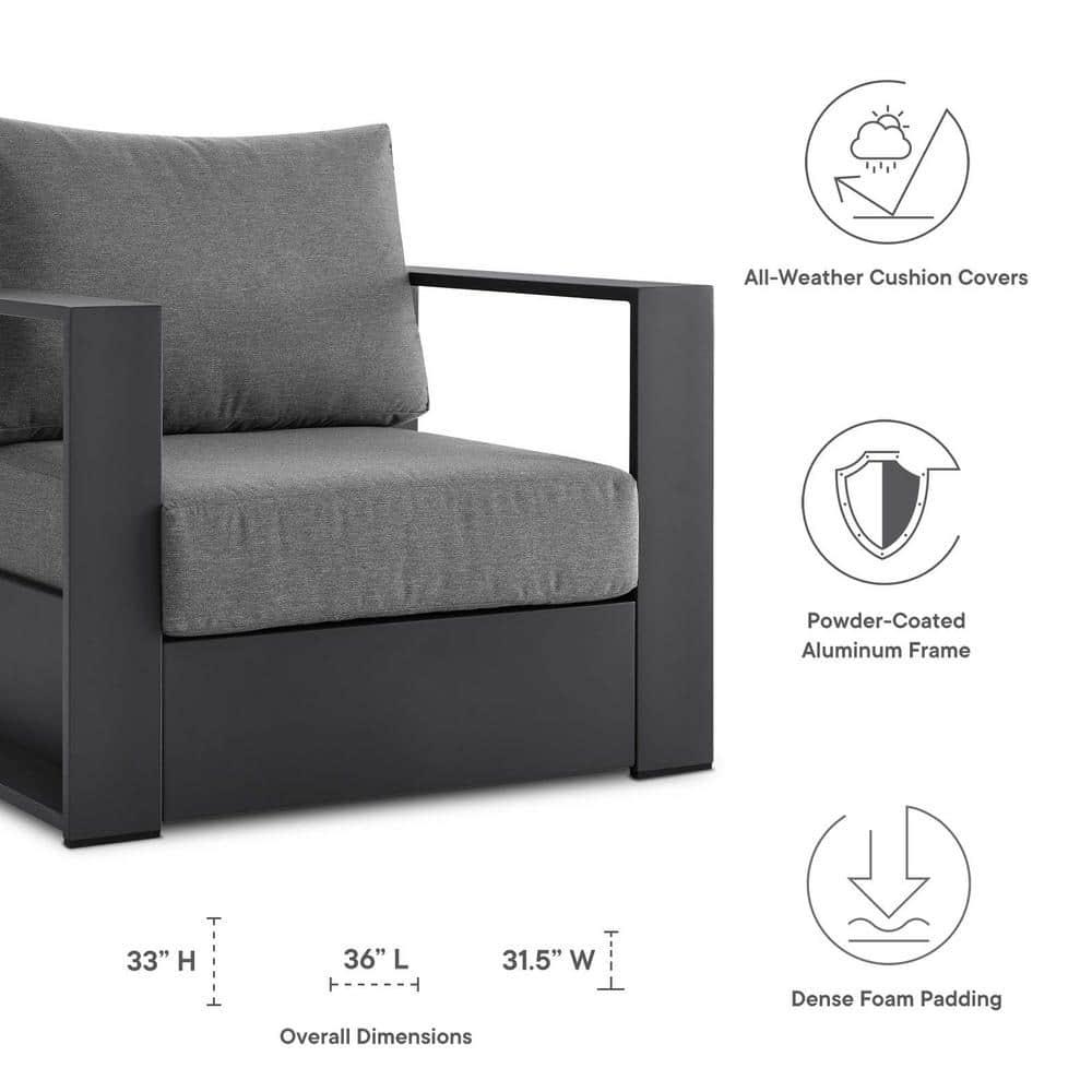 Modway Modway Tahoe Outdoor Patio Powder-Coated Aluminum Armchair