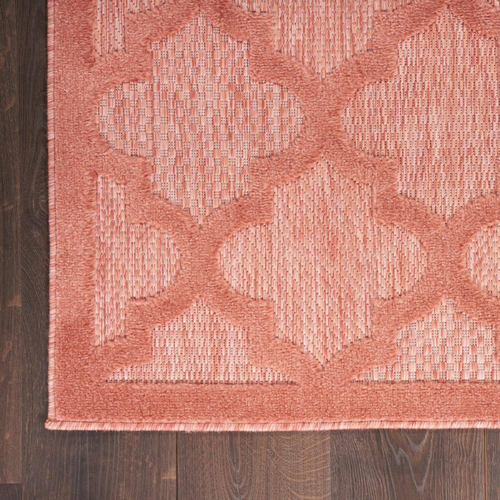 Nourison Easy Care 7' x 10' Coral/Orange Indoor/Outdoor Rug