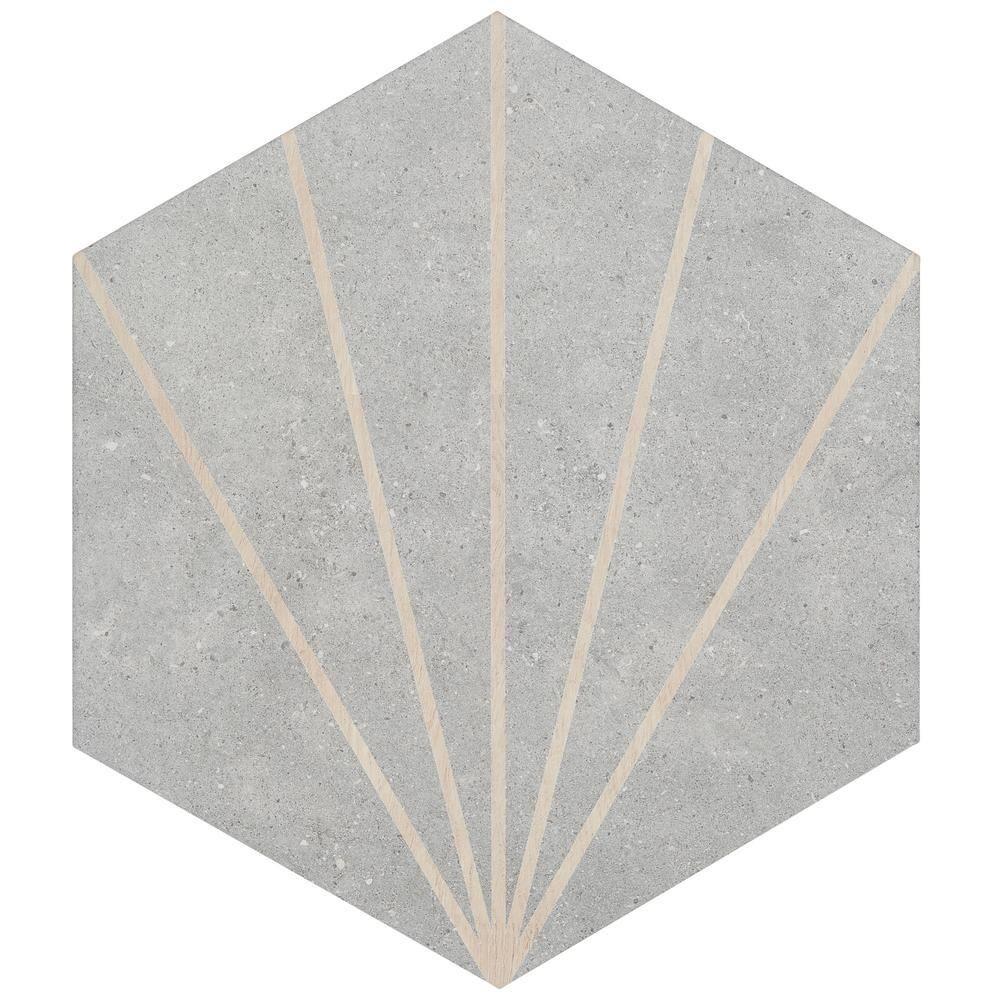 Arbor Hex Beams 13" x 14.5" Porcelain Wall & Floor Tile (10.51 Sq. Ft. / Case)