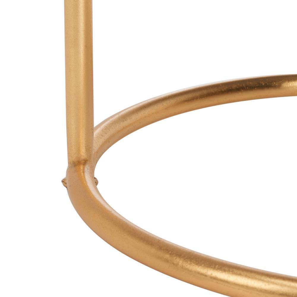 Shay Accent Table - FOX2523B - Gold/Clear - Safavieh Couture