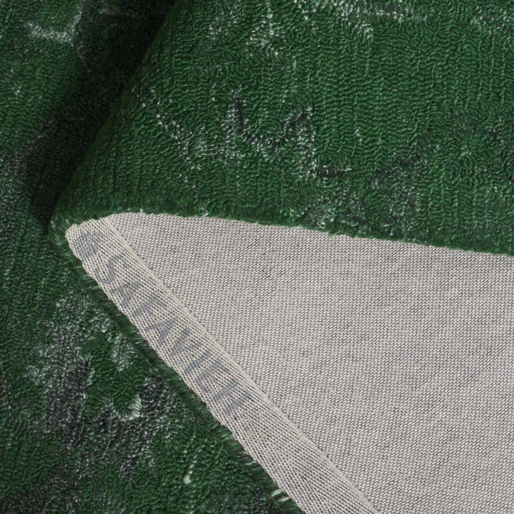 Anatolia AN401 Handmade Tufted Area Rug - Dark Green - 4' X 6' - Safavieh
