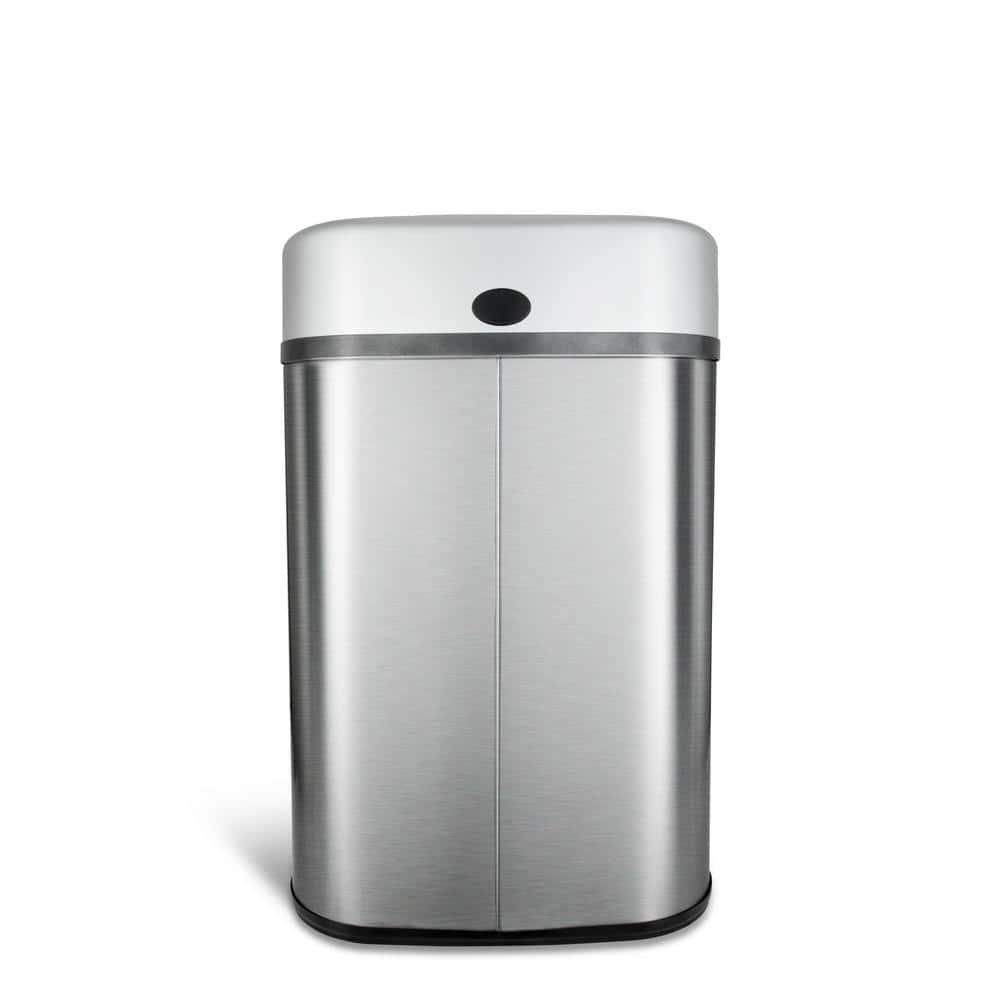 NineStars Nine Stars 21 Gallon Stainless Steel Motion Sensor Trash Can