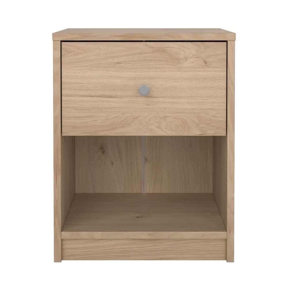 Tvilum, Portland 1 Drawer Nightstand, Jackson Hickory
