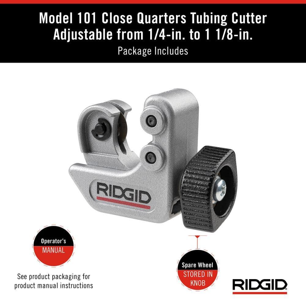 Ridgid 40617 Close Quarter Tubing Cutter 1/4" To 1-1/8"