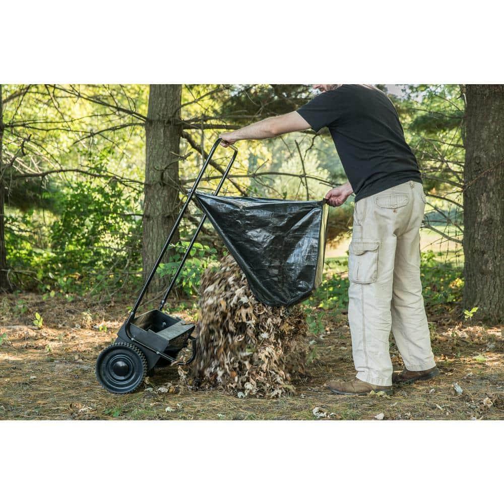 Agri-Fab 26" Black Carbon Steel Push Lawn Sweeper