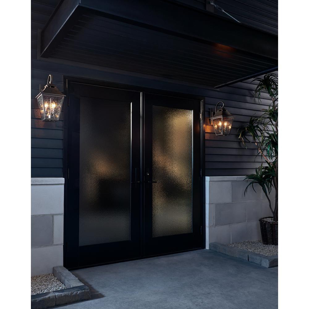 Generation Lighting Galena 25 1/2" High Sable Steel Outdoor Wall Light