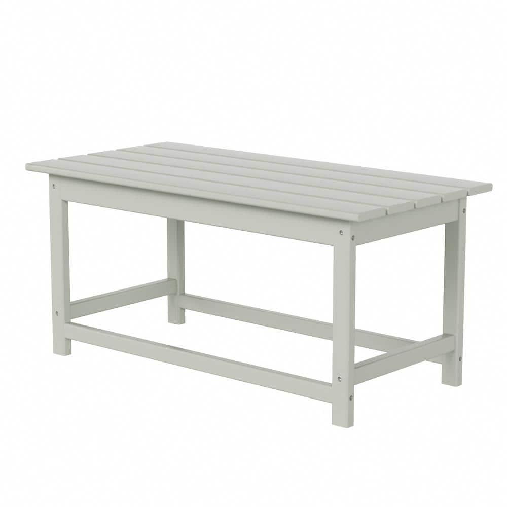 Polytrends  Laguna Hdpe All Weather Outdoor Patio Coffee And Side Tables (3-Piece Set) Sand