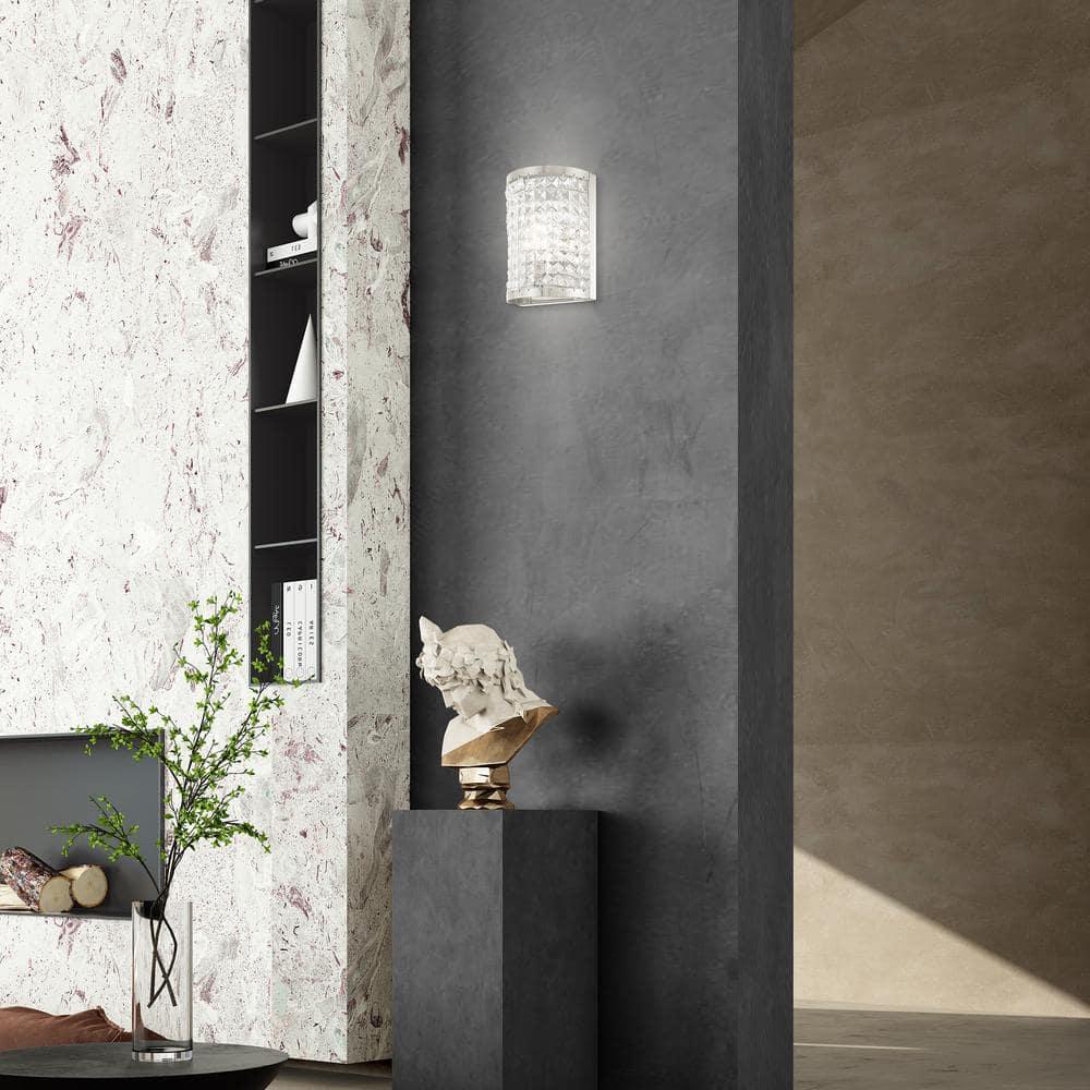 Livex Lighting Grammercy 1 - Light Wall Light in  Brushed Nickel