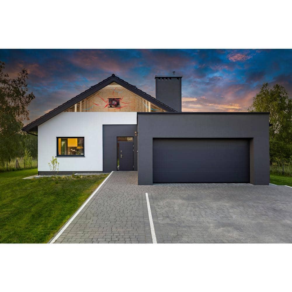 QuietCool AFG SMT PRO-3.0 Smart Attic Fan for Gable Vents - 2940 CFM - Smart App Control - Thermostat and Humidistat - 20ft Power Cord - Plug-and-play - Two Speed