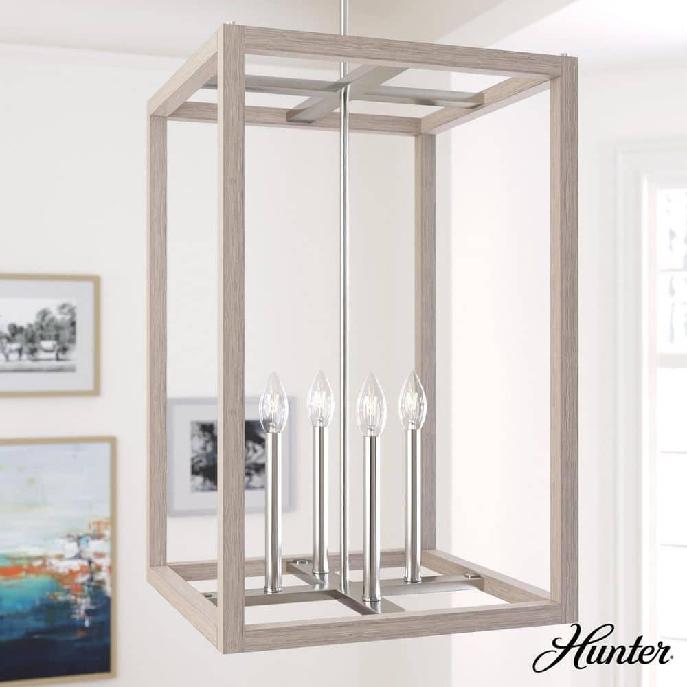 Hunter 18 Inch Squire Manor 4 Light Pendant Ceiling Light Fixture