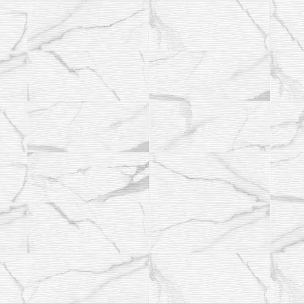 10" x 23.5" Ceramic Marble Look Subway Wall & Floor Tile