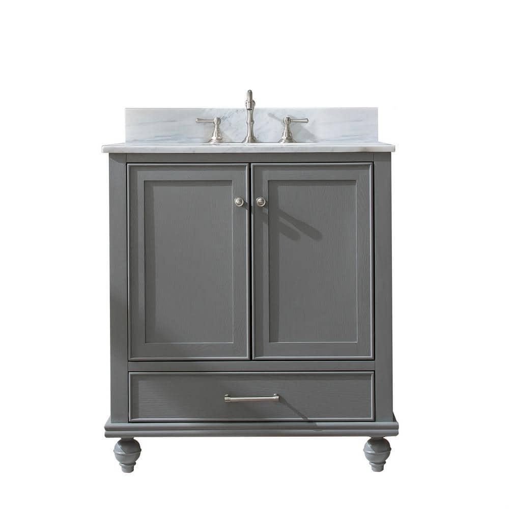 Melissa 30" Single Vanity - Grain White