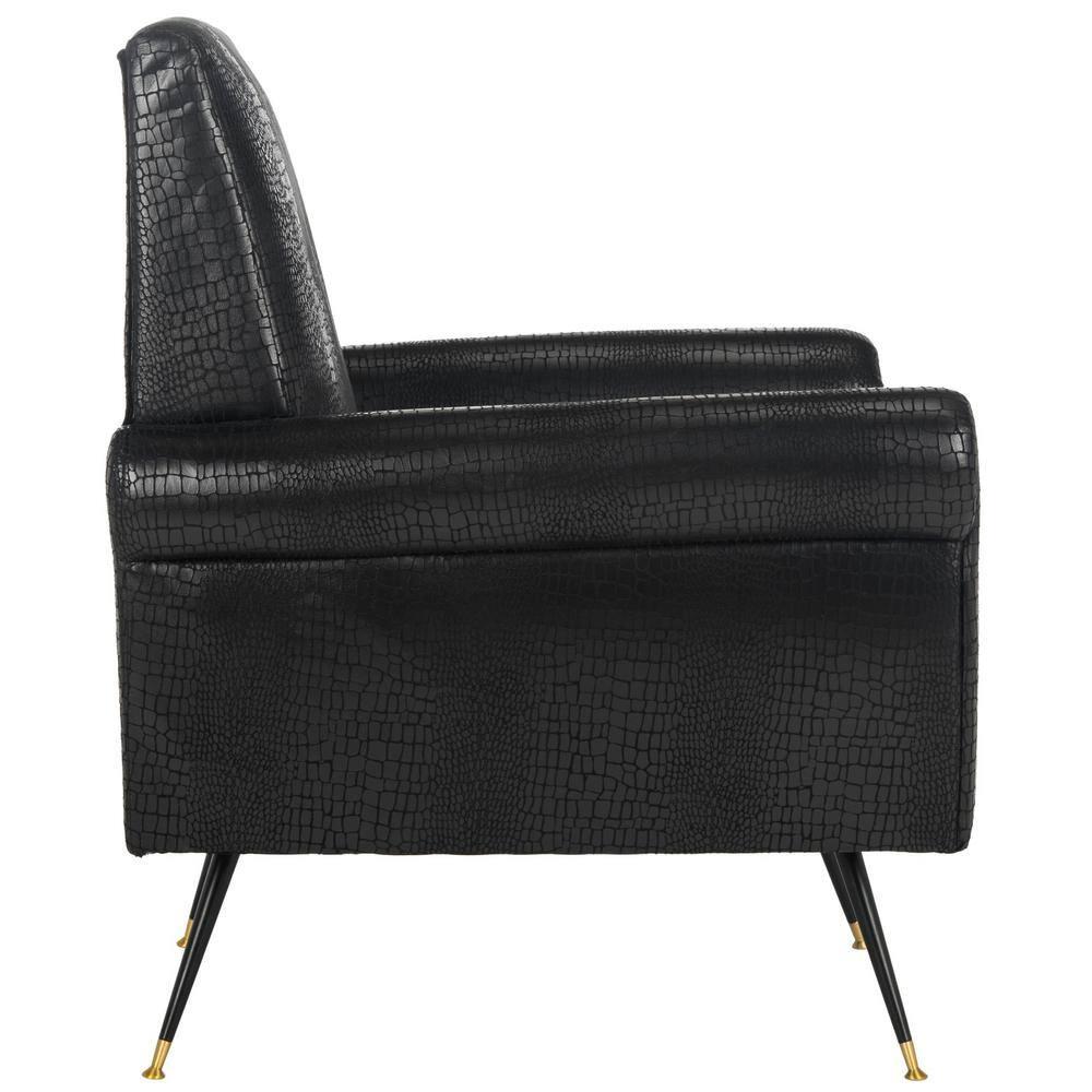 Mira Accent Chair - FOX6285 - Black - Safavieh