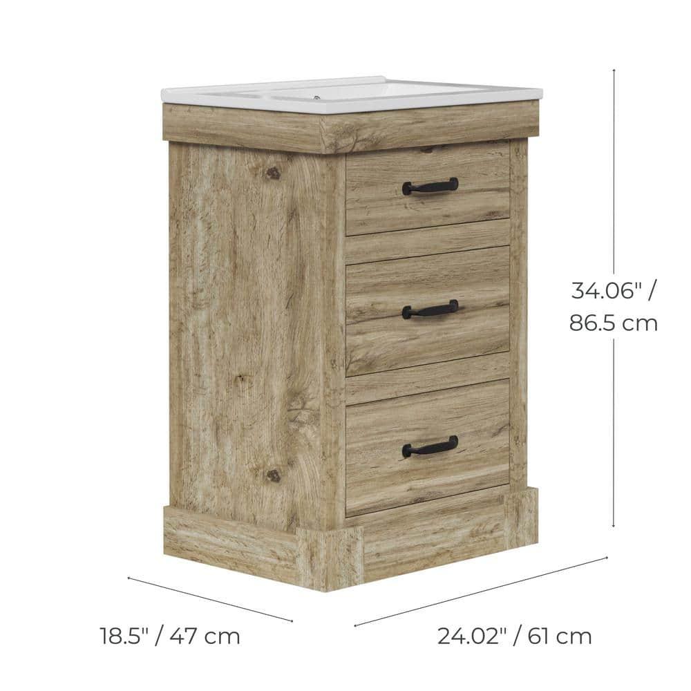 Teamson Home Stratford 22.25" x 24" 2-Door Removable Wall Cabinet, White