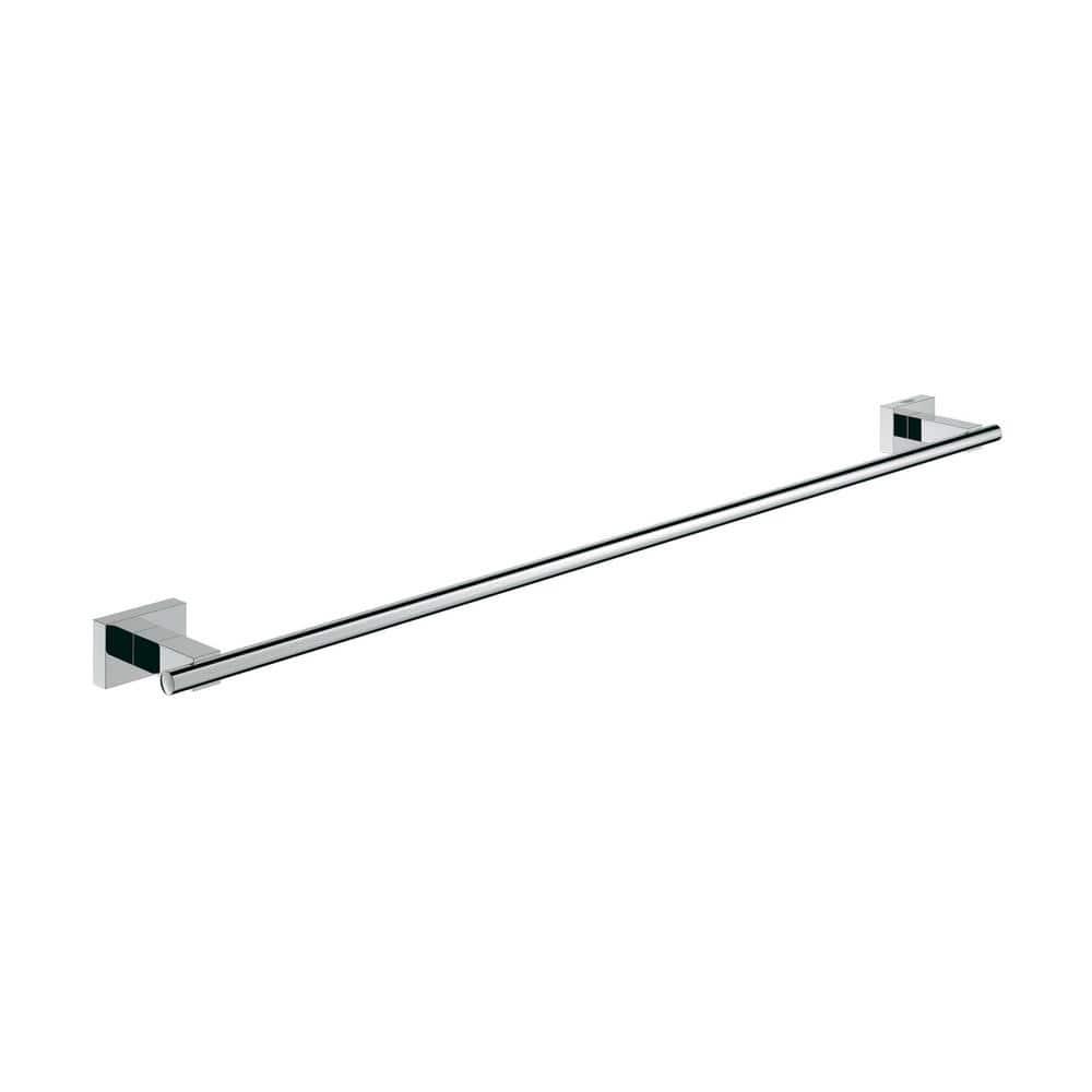 GROHE 40509001 Essentials Cube 23.622" Wall Mounted Cube Towel Bar
