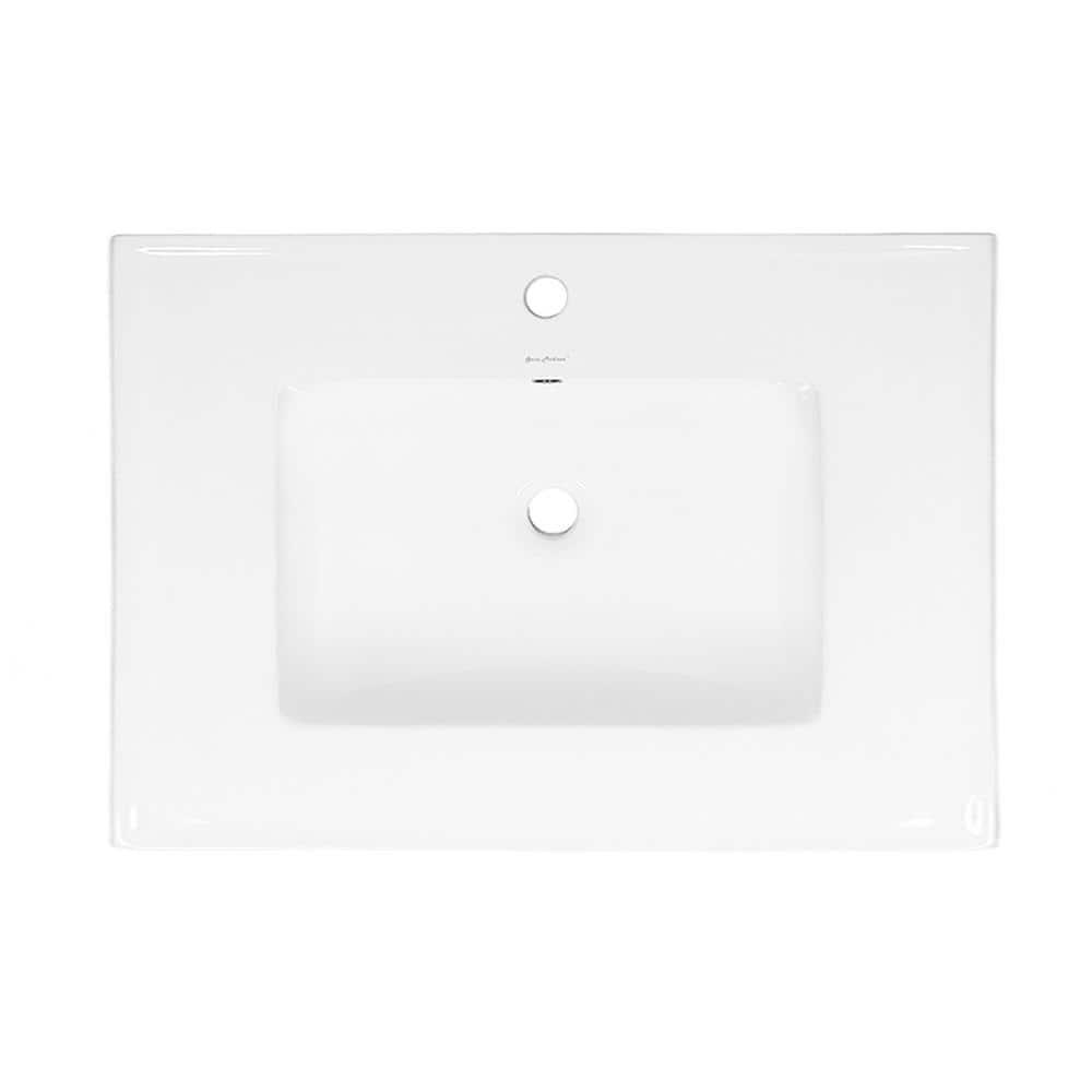 Swiss Madison Swiss Madison 30" Single Bathroom Vanity Top in White with Sink
