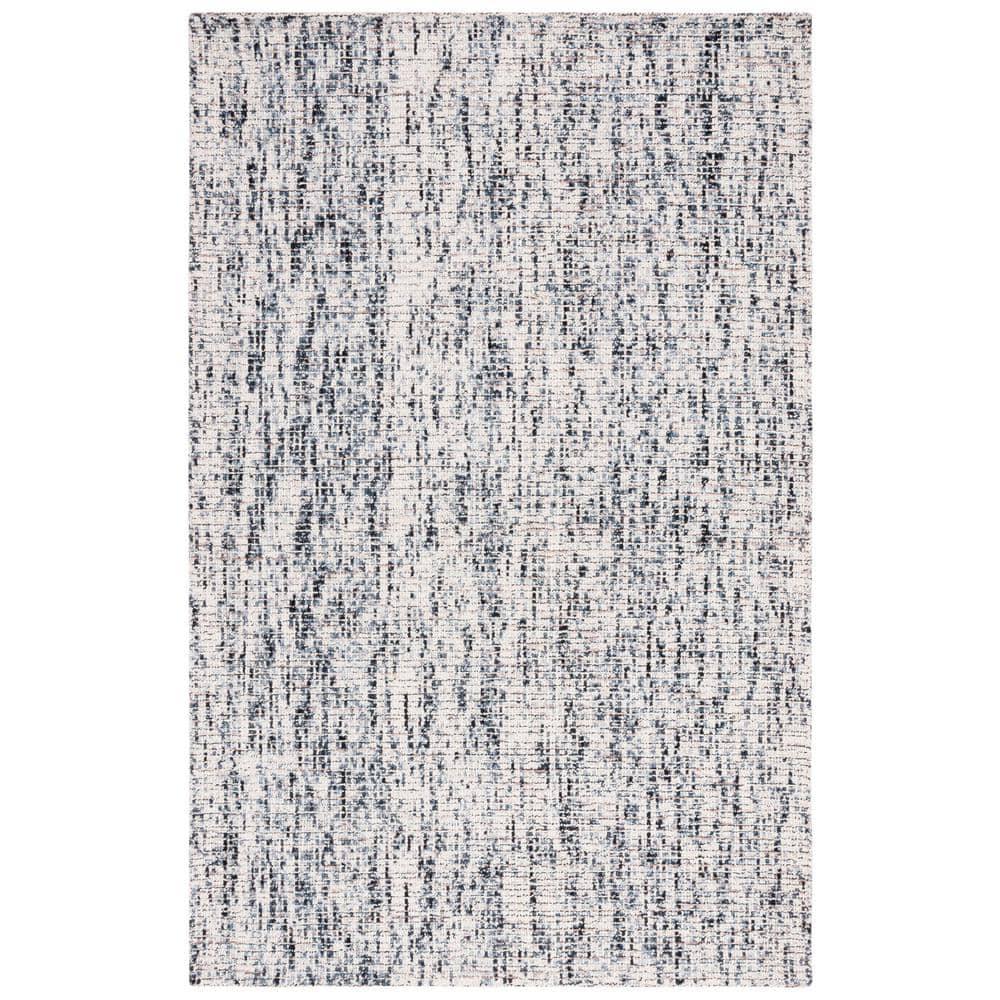 Abstract ABT493 Hand Tufted Area Rug - Black/Beige - 4'x6' - Safavieh.
