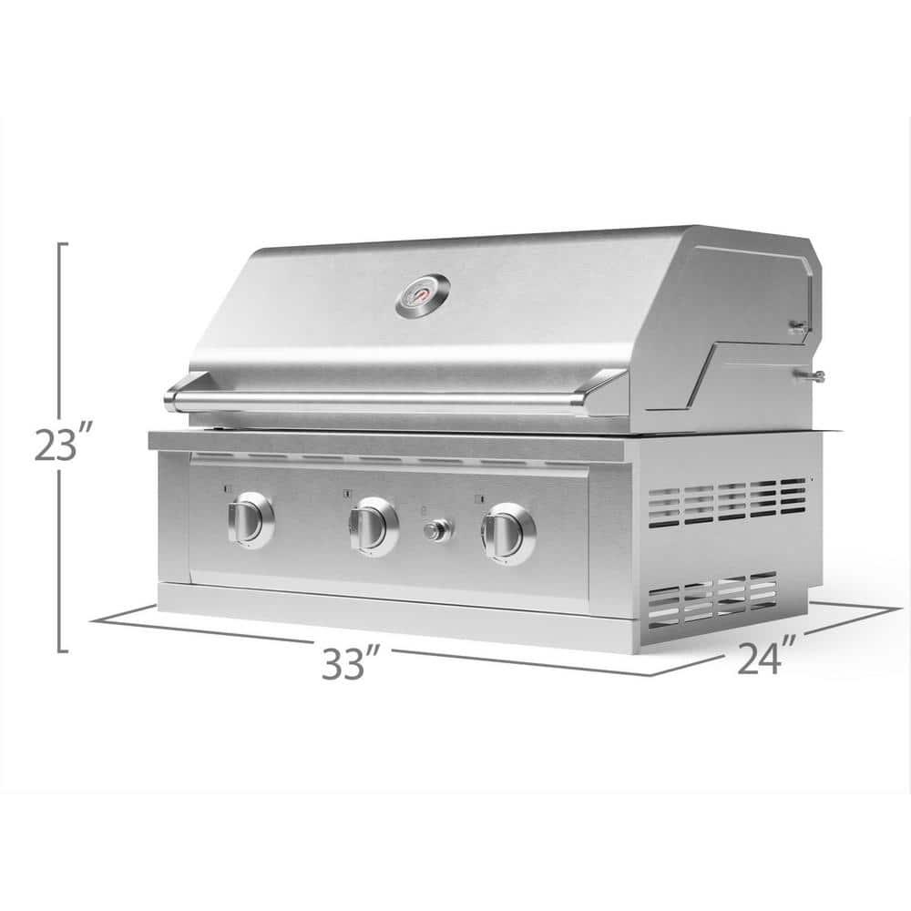 Outdoor Kitchen Performance Grill in Stainless Steel
