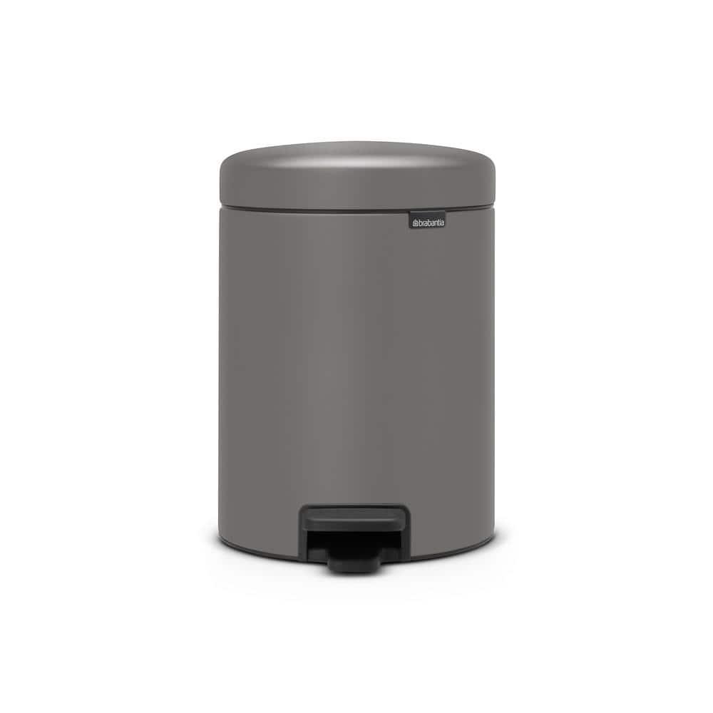 Brabantia NewIcon Step On Trash Can, 1.3 Gallon (5 Liter)