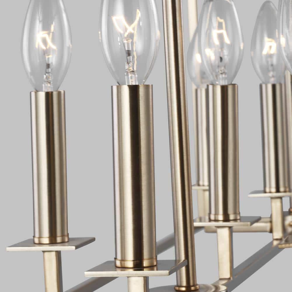 Lucius Linear Chandelier - Brass / 40"L