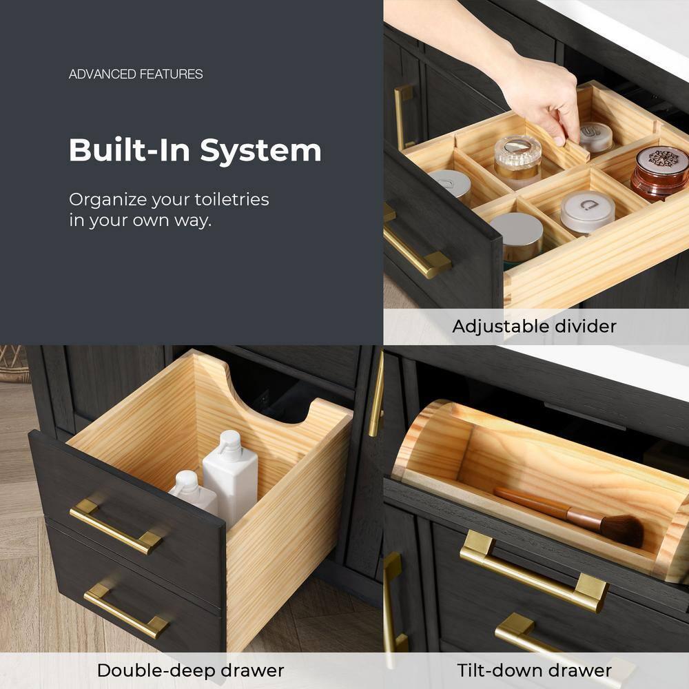 OVE Decors Bailey 42" Single Bathroom Vanity with Premium Countertop