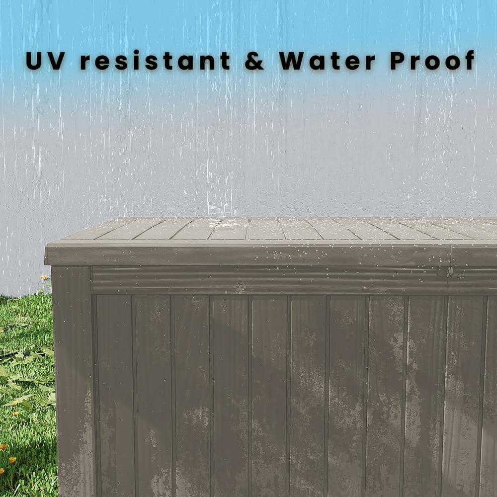 Emperic Design Emperic Design 61'' W 180 Gallons Water Resistant Resin Lockable Deck Box