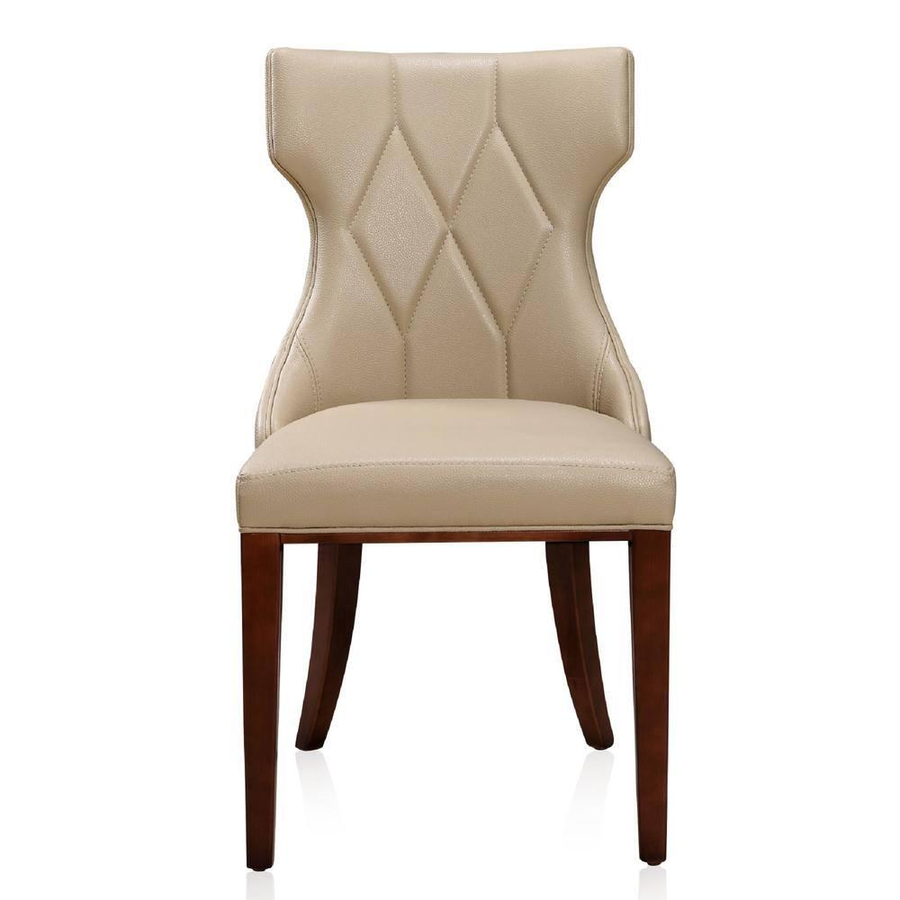 Rosdorf Park Reine Upholstered Wing Back Side chair (Set of 2)