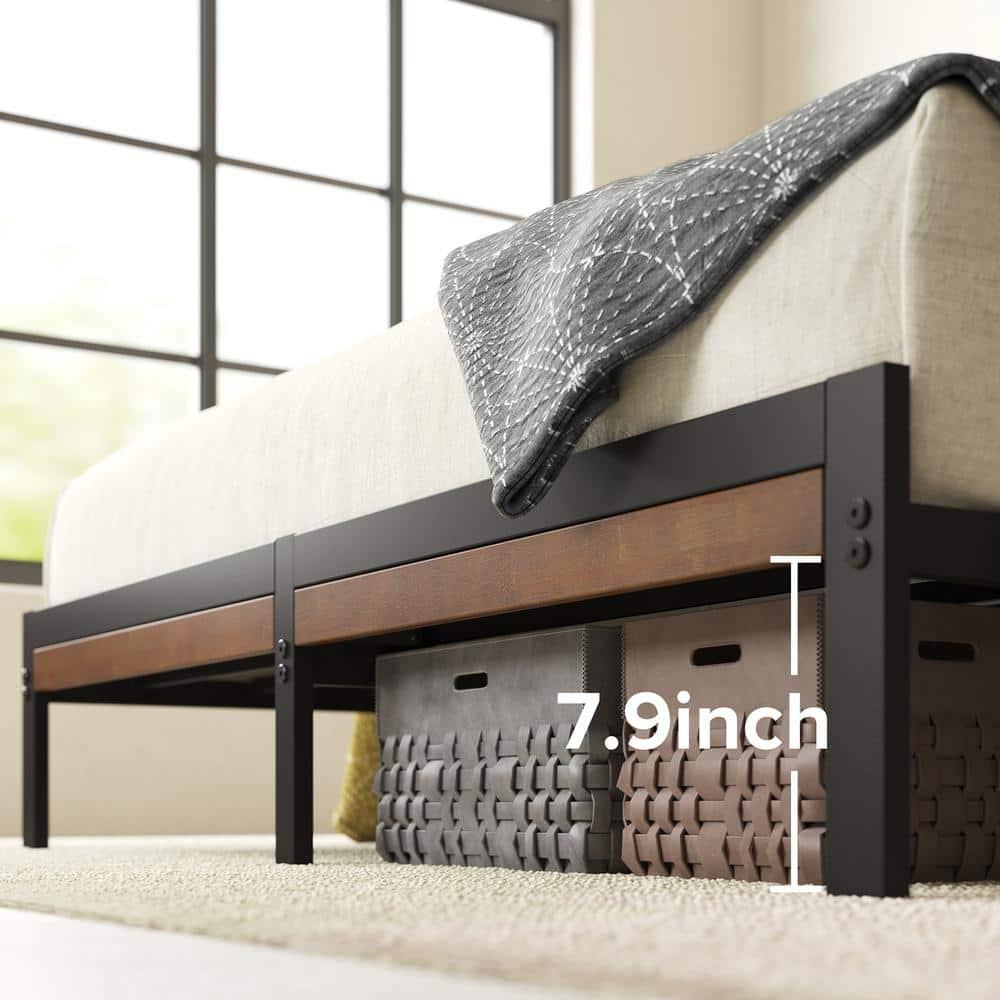 Zinus 35" Kai Bamboo and Metal Platform Bed Frame, Full