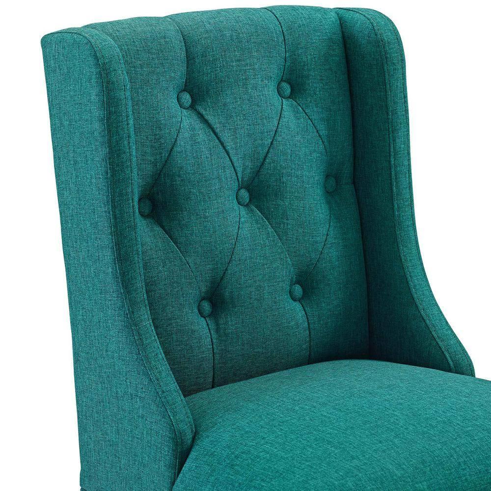 Modway Baronet Tufted Button Upholstered Fabric/Faux Leather Stool