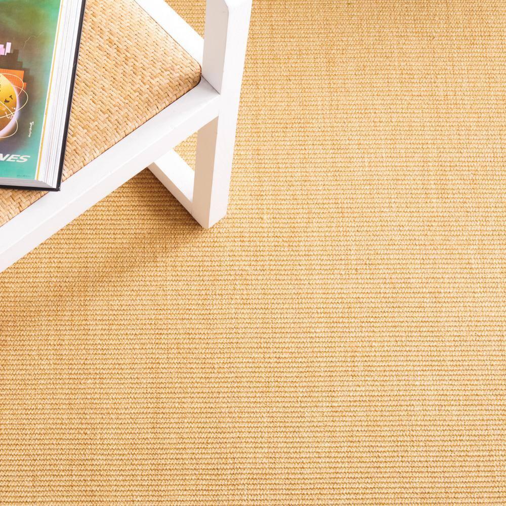 Martha Stewart Natural Fiber - MSR9501 - Indoor Power Loomed Area Rugs - Natural/Green - 5'x7'