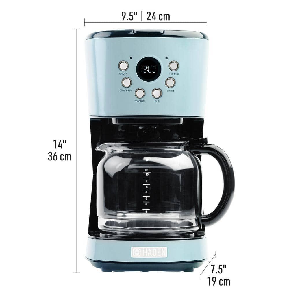 Haden Coffee Machine, 12 Cup Programmable Drip Coffee Maker