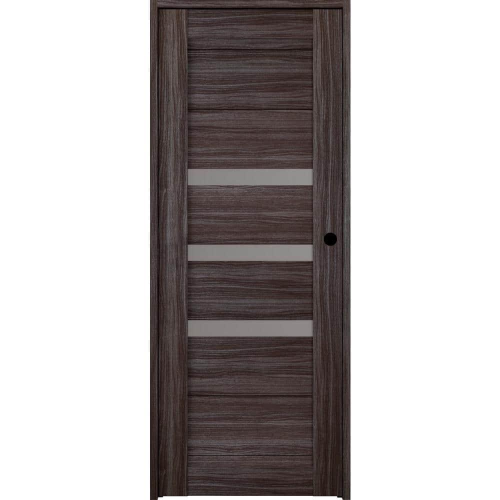 Belldinni Dora DIY-FRIENDLY Paneled Prefinished Wood and Glass Composite Single Prehung Door