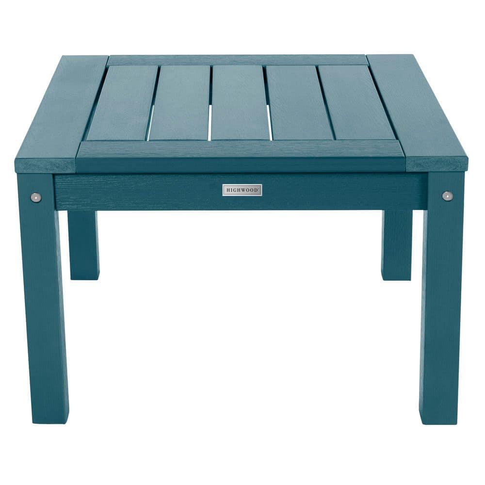 Adirondack Outdoor Side Table - Nantucket Blue - highwood: Poly Lumber, Fade & Weather-Resistant, 12-Year Warranty