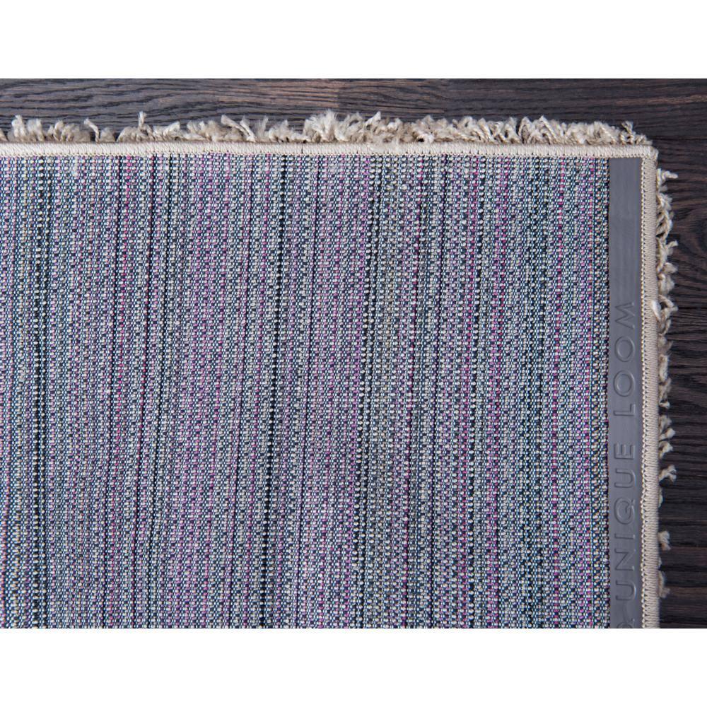 Unique Loom 7' 1 x 10' 0 Rectangle Solid Shag Taupe Area Rug