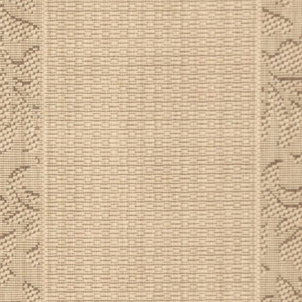 Courtyard CY1704 Power Loomed Indoor and Outdoor Runner Rug - Natural/Brown - 2'3"x6'7" - Safavieh