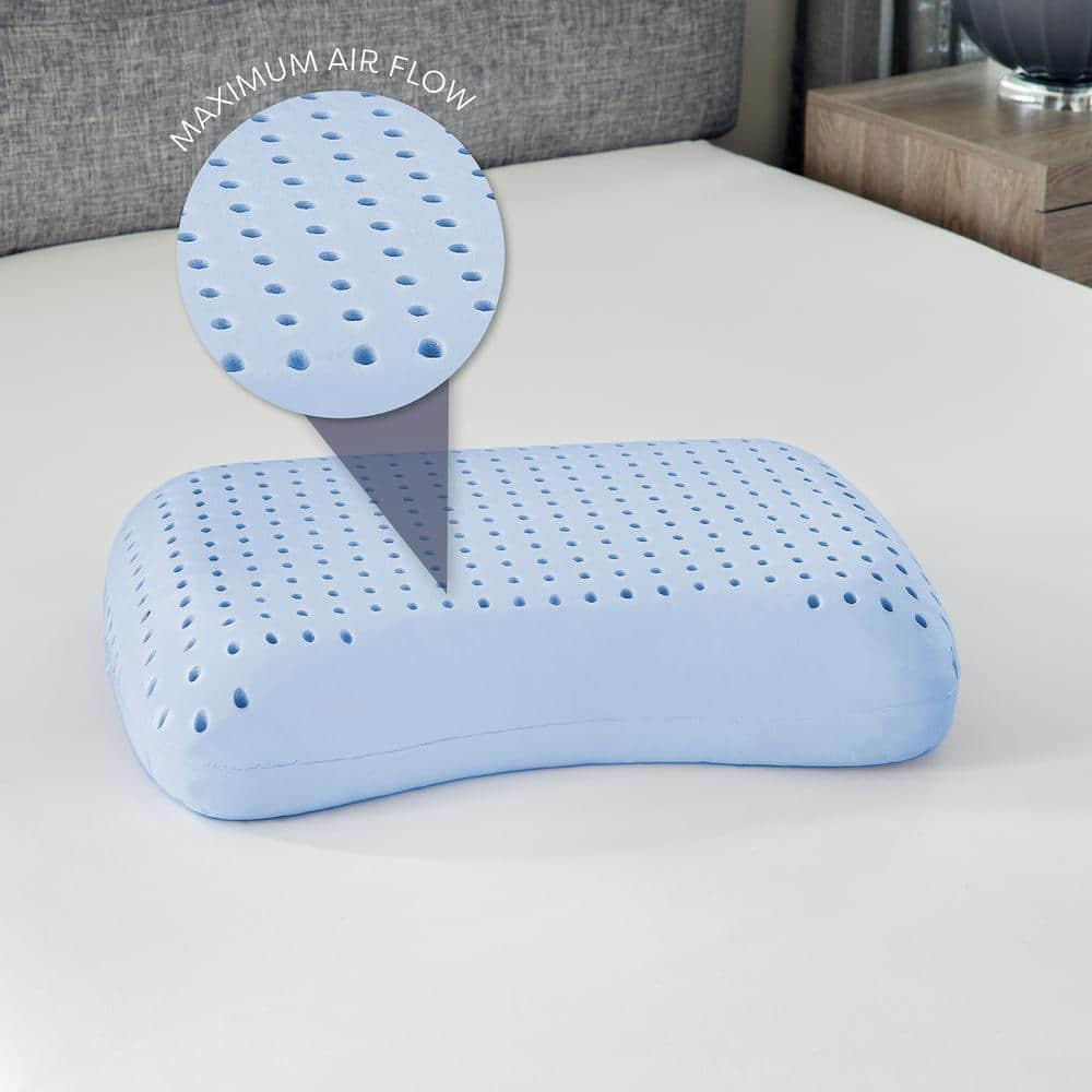 BodiPEDIC Side and Back Sleeper Gel-Infused Memory Foam Pillow