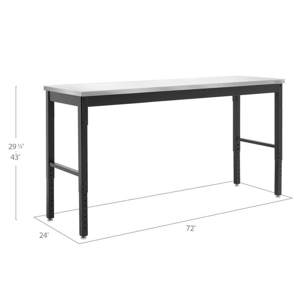 NewAge Products Pro Series Adjustable Height Steel Workbench