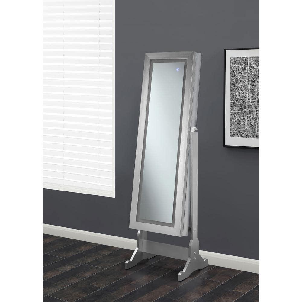 Jewelry Cheval Mirror Silver