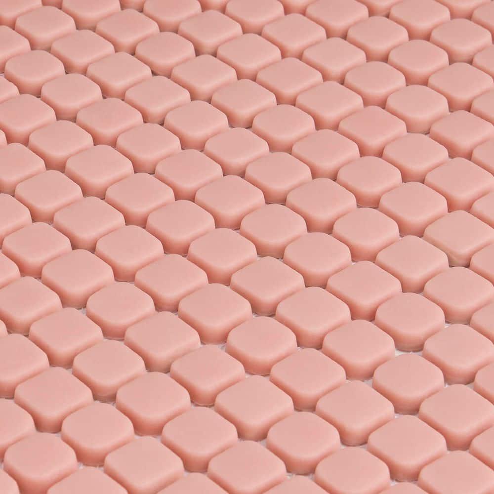 Vetro 11.96 In. X 11.96 In. Mini Square Frosted Glass Mosaic Floor And Wall Tile (13.44 Sq. Ft. / Case)