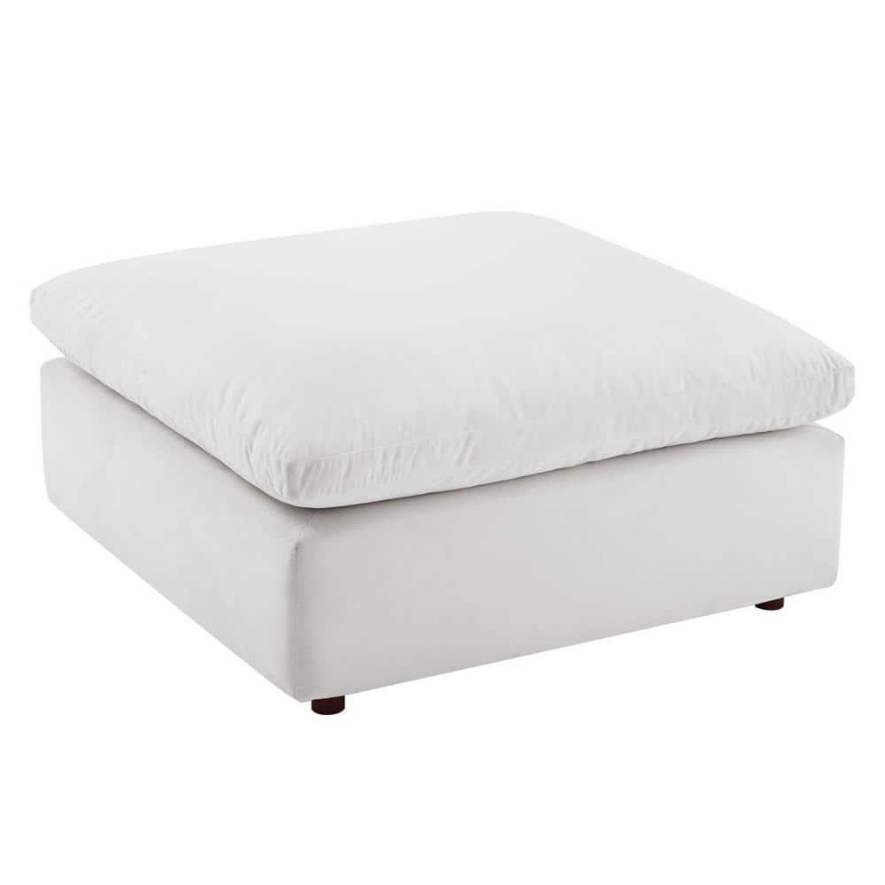 Modway Commix Down Filled Overstuffed Performance Velvet Ottoman
