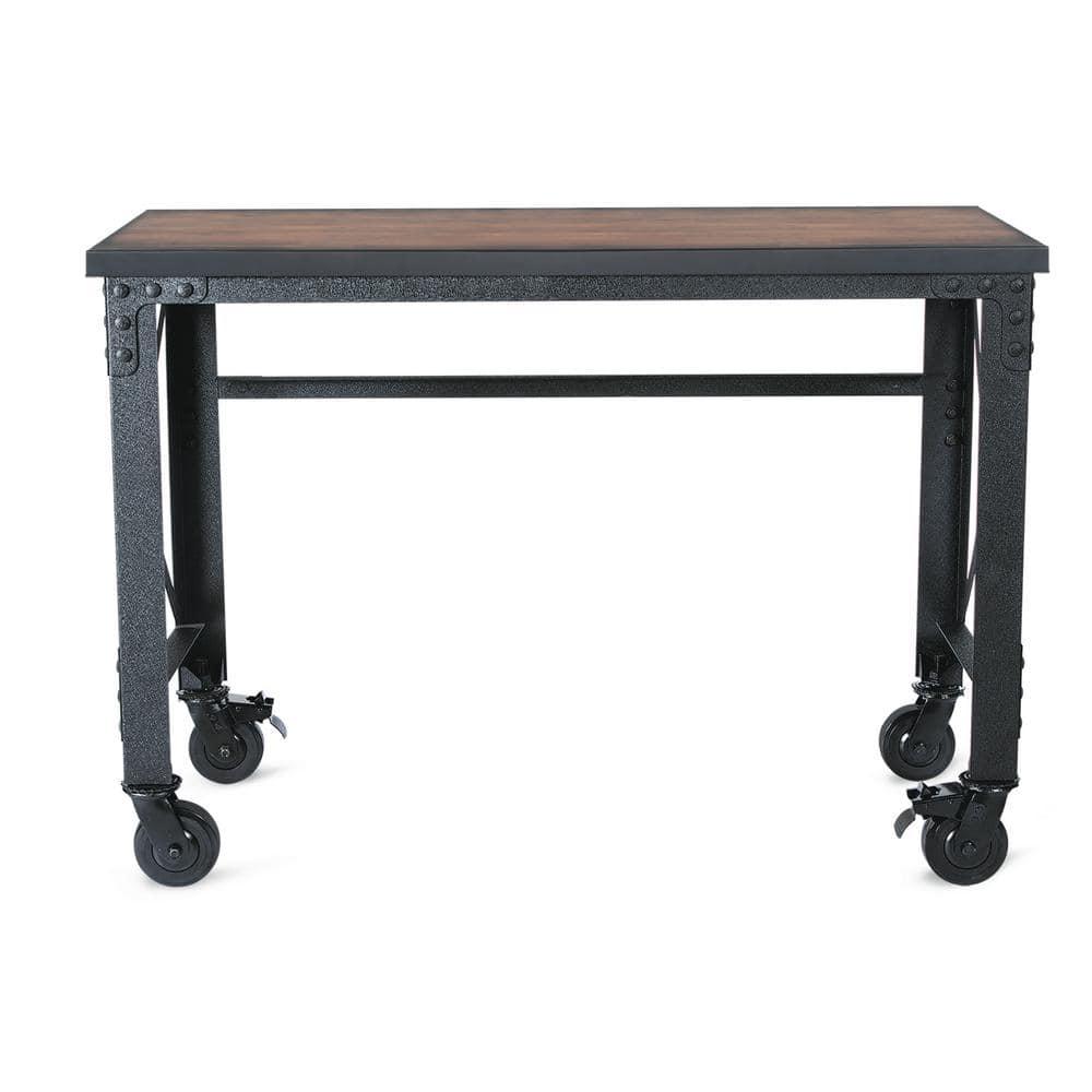 Duramax Building Products Solid Wood Top Metal Base Desk Shell
