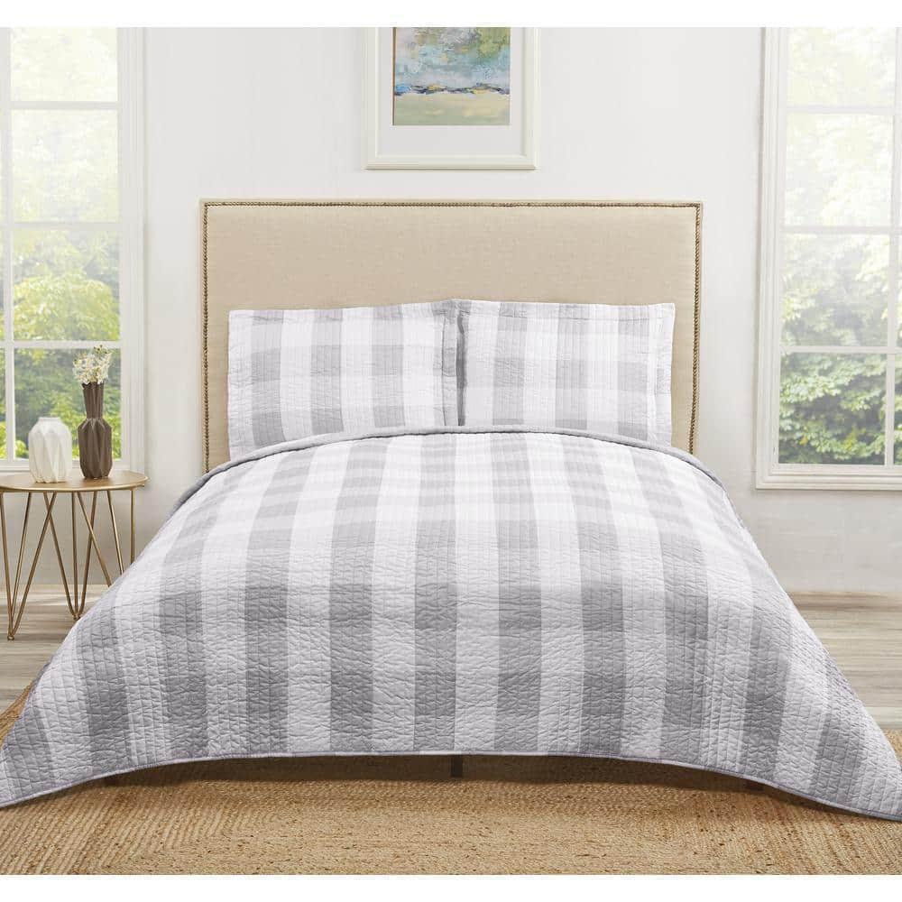 Truly Soft Buffalo Plaid Farmhouse / Country Plaid Quilt Set