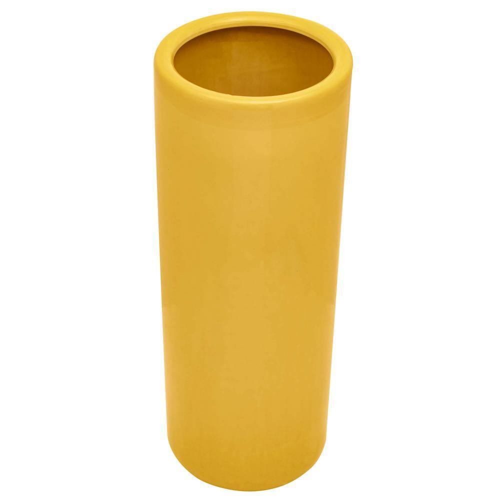 Red Lantern 24" Bright Yellow Umbrella Stand